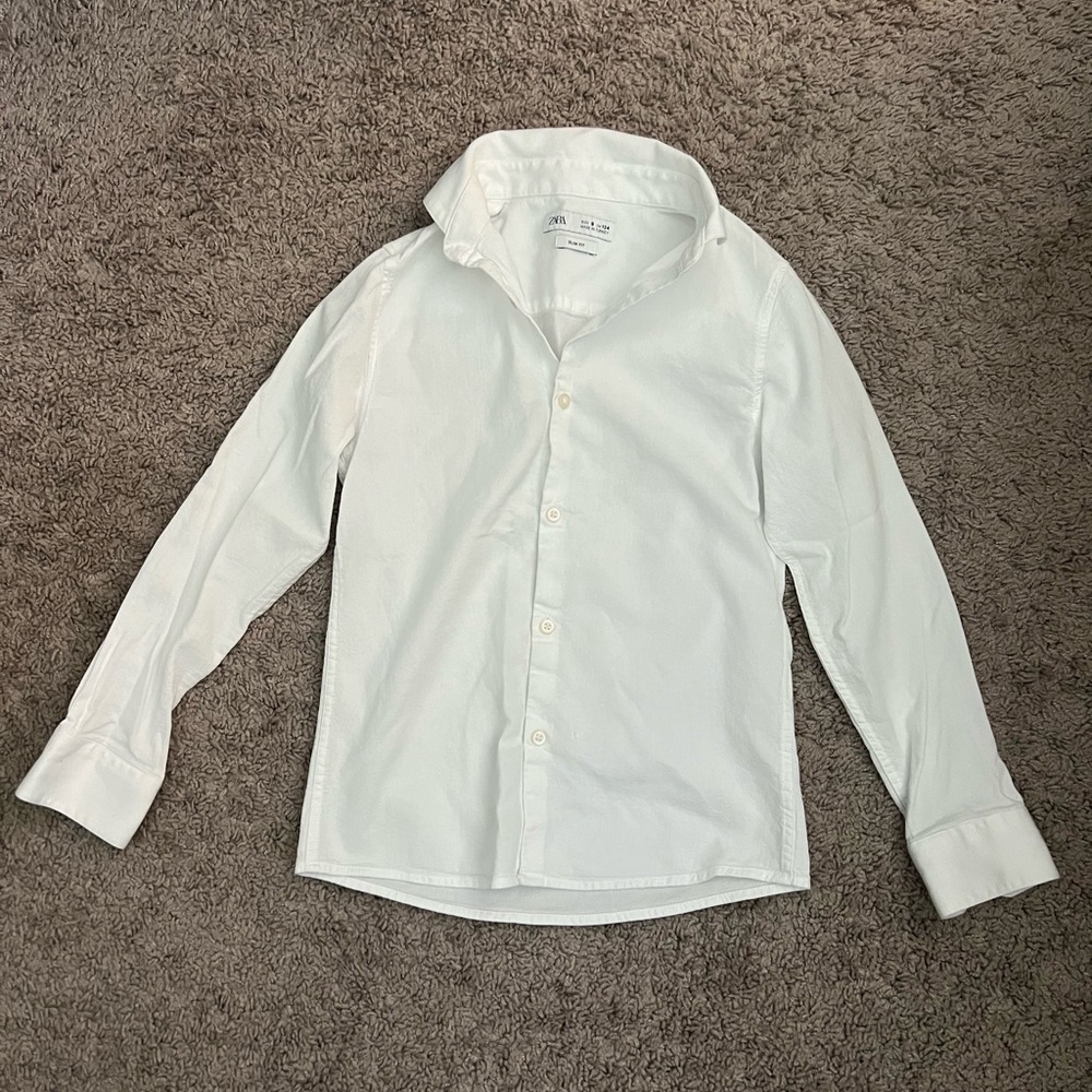 Zara boy's white button down